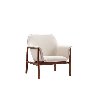Miller Linen Weave Accent Chair - Manhattan Comfort