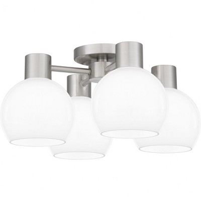 Quoizel Lighting 4 - Light Semi-Flush Mount in  Brushed Nickel