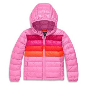 Primary Kids Lightweight Puffer Jacket in Navy Bold Rainbow - 1 of 1