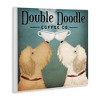 Stupell Industries Doodle Dog Vintage Coffee Sign Wall Plaque Art - 2 of 4