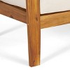 PAGED Outdoor Dining Chairs Modern Outdoor Patio Chairs with Wood Frame, Cushions for Garden, Balcony - 3 of 4