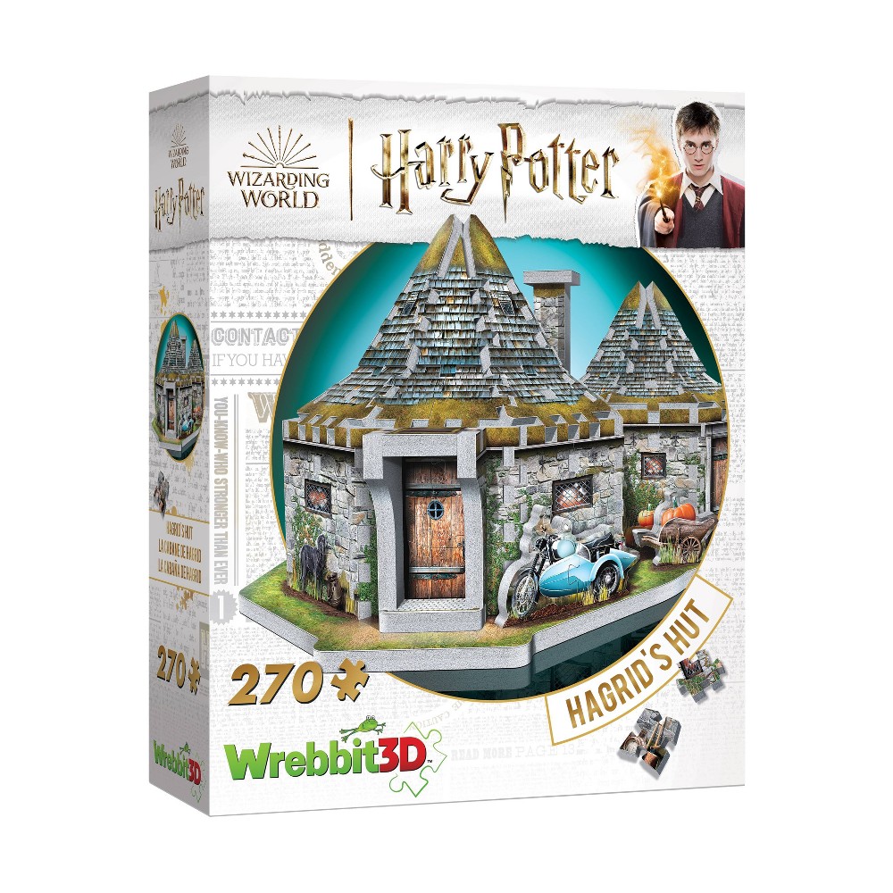 Photos - Jigsaw Puzzle / Mosaic Harry Potter Hagrid's Hut 3D Puzzle 270pc