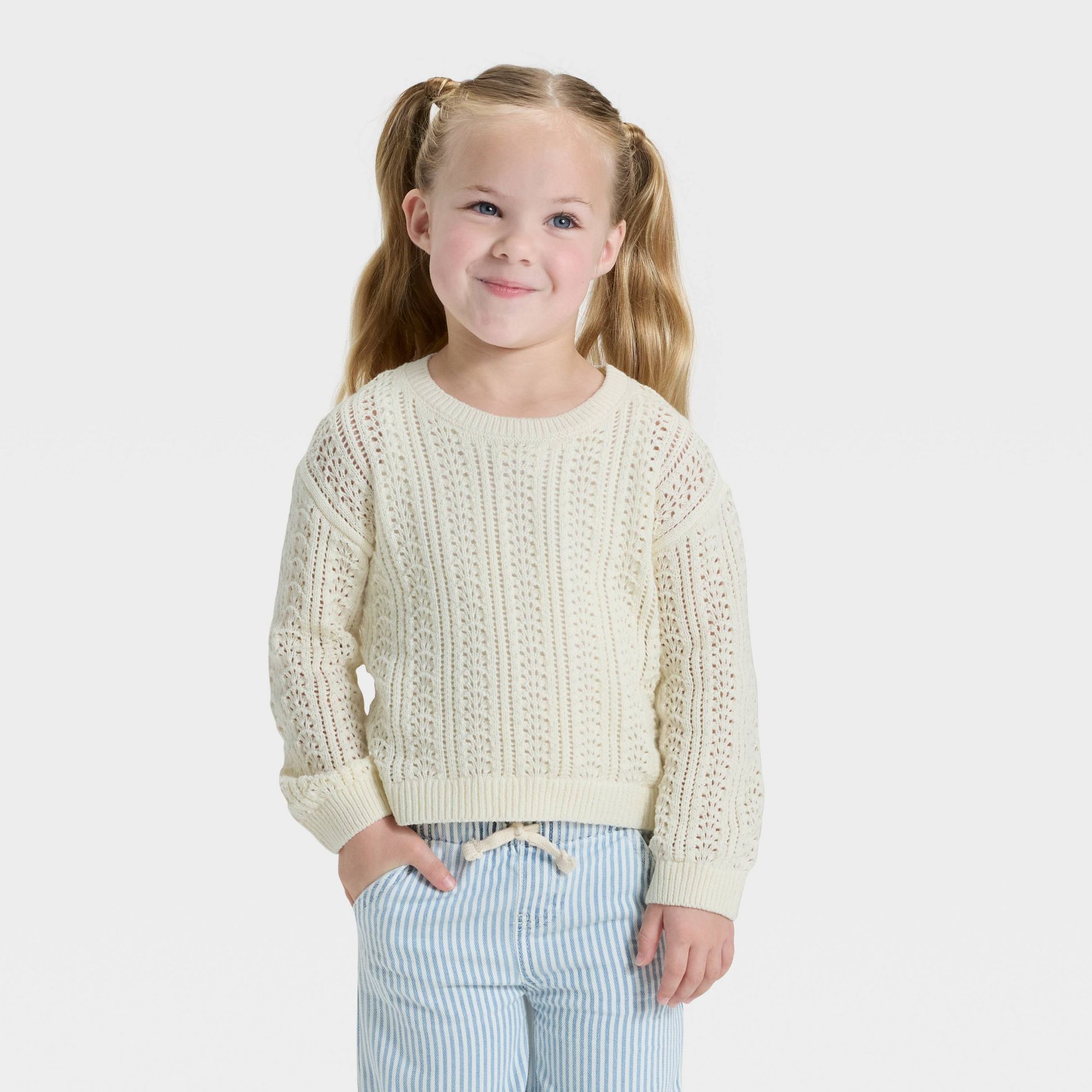 Toddler Girls' Lightweight Sweater - Cat & Jack™