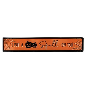 Northlight "I Put a Spell on You" Metal Halloween Wall Sign - 20" - 1 of 4