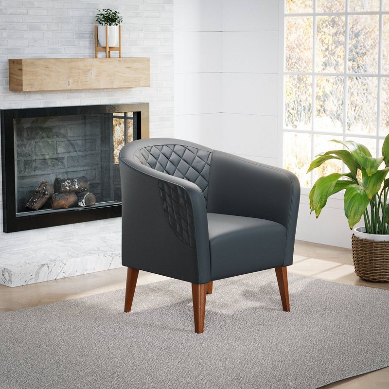 Vera Upholstered Barrel Accent Chair - Brookside Home, 6 of 15