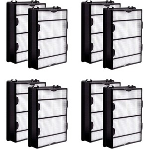 Nispira HAPF600 True HEPA Air Filter Replacement Compatible with Holmes Air Purifier HAPF600D HAPF600D-U2 Filter B, 8 Packs - 1 of 4