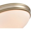 Millennium Lighting 3 - Light Flush Mount in  Modern Gold - 2 of 3