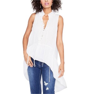 Rachel Roy Womens High Low Ruffled Blouse - 1 of 1