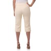 Rekucci Women's Ease into Comfort Capri Pants with Slimming Seams - Wheat, 16 - 3 of 4