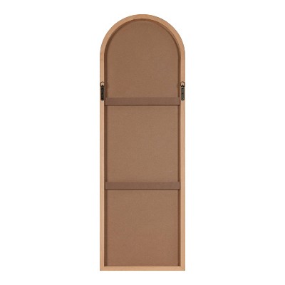 Nordlund Solid Beechwood Full-Length Arch Wall Mirror in Rustic Brown