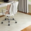 TOWN & COUNTRY EVERYDAY Stone Geo Curve Soft Felt Everwash®, Machine Washable Area Rug with Non-Slip Backing, Geometric Rug, Ivory, 6'6"x9'2" - 2 of 4