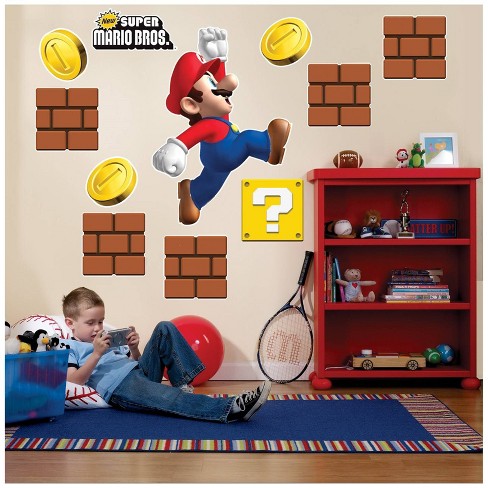 Super Mario Bros Giant Wall Decoration Target
