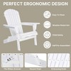 Rbied Wooden Outdoor Foldable Adirondack Chair Patio Chair Set of 2, Half Assembled - 4 of 4