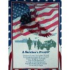 Manual Woodworkers and Weavers A Soldier’s Prayer Tapestry Throw – 50" x 60" Patriotic Woven Blanket with Inspirational Military Tribute - 2 of 3