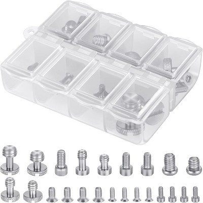 MaseiKar 26PCS Camera Screw Set for Photography Equipment, Includes 1/4" 3/8" M2 M2.5 M3 and M4 Screws Compatible with SmallRig Camera Cage