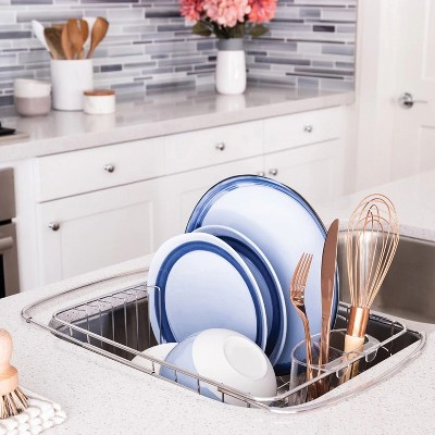 Adjustable Over-The-Sink Dish Drainer - Thumbnail 5