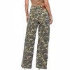 Women's Wide Leg Camo Jeans - HIDDEN - 2 of 4