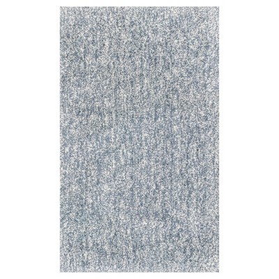 Gray Solid Woven Accent Rug 27"x45" - KAS Rugs
