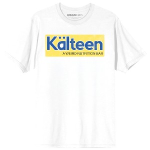 Mean Girls Kalteen A Weird Nutrition Bar Adult White Crew Neck Short Sleeve T-shirt - 1 of 3