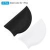 Unique Bargains Silicone Waterproof High-Stretch Adult Swimming Caps 2 Pcs - 3 of 4