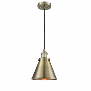 Appalachian - 1 Light Cord Hung Mini Pendant In Traditional Style-10 Inches Tall and 8 Inches Wide - 1 of 1