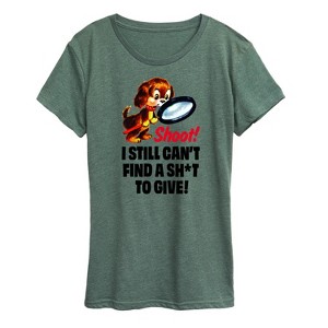 Women's - Instant Message - Can't Find A Sh Short Sleeve Graphic T-Shirt - 1 of 4