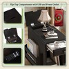 Bestier Side Table with Wheels, Modern End Table with USB Ports, Drawer, Cup Holders, Sofa Couch Table with Storage Space for Living Room, Bedroom - 2 of 4