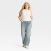 Women's Open Back Ribbed Tank Top - Wild Fable™ - 3 of 3