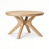 Cross Leg Round Coffee Table (30in x 30in / 760mm x 760mm) - 3 of 4
