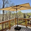 PURPLE LEAF Patio Umbrella Outdoor Table Umbrella Aluminum Frame Market Umbrella Sun Umbrella with 8 Sturdy Ribs - 2 of 4