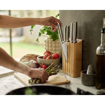 Joseph Joseph Joseph Joseph Elevate™ Steel 5-Piece Knife Set with Bamboo Block
