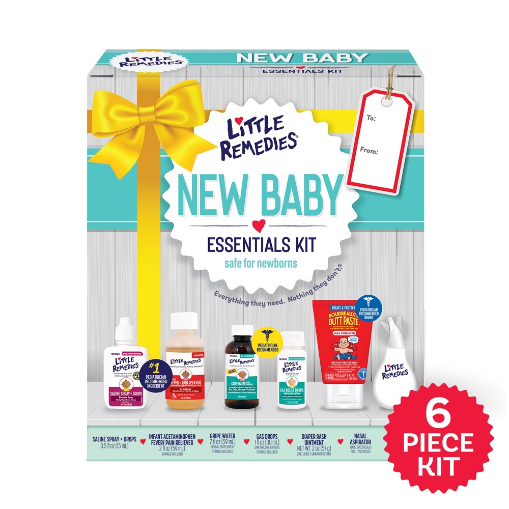 Little Remedies New Baby Essentials Kit - 6ct