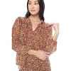 WEST K Women's Nova Chiffon Ruffle Long Sleeve Blouse - image 4 of 4