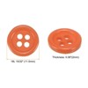 Unique Bargains Resin Craft Snap Round Flat 4-Hole Sewing Buttons 50 Pcs - 2 of 4