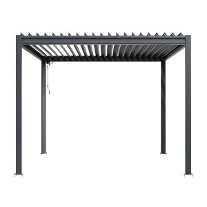 Mondawe 10x10FT Louvered Pergola Outdoor Aluminum Pergola - 1 of 4