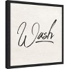 Amanti Art Laundry Script I by Jess Aiken Canvas Wall Art Print Framed 16 x 16-in. - 3 of 4