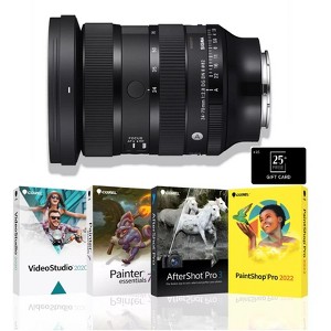 Sigma 24-70MM F2.8 DG DN II ART Lens Sony E Mount Corel 4 Softwares Bundle With BuyDirect & Save Gift Card - $25.00 - 1 of 4