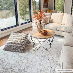 Hauteloom Round Area Rug   Charcoal - 1 of 4