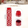 Unique Bargains Aluminum Alloy Anti-Skid BMX Mountain Dirt Cycling Fit 3/8 Inch Axles Rear Stunt Bike Pegs 2 Pcs - 2 of 3