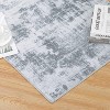 Acekool Washable Area Rug, Modern Abstract Non-Slip Stain Resistant Accent Carpet for Living Room Bedroom, Easy Care - 4 of 4