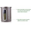 Fortune Candy 3 PCS Stainless Steel Canister Set with Anti-Fingerprint Lids & Visible Windows, Multipurpose Food Storage for Kitchen or Travel - 4 of 4