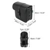 Unique Bargains Faux Leather Cycling Luggage Motorcycle Side Tool Saddlebag 1 Pair - 4 of 4