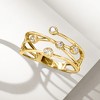 Ross-Simons 0.25 ct. t.w. Bezel-Set Diamond Crisscross Ring in 14kt Yellow Gold - 4 of 4