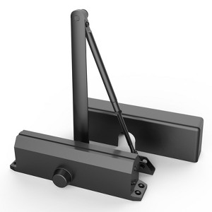 VEVOR Door Closer, Automatic Door Closer Commercial or Residential Use for Door Weights 330 Lbs,Adjustable Size Hydraulic Buffer Door Closers, Black - 1 of 4
