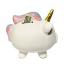 Pig Unicorn Piggy Bank for Girls - Girls Ceramic Coin Bank with Rubber Stopper - 3 of 4