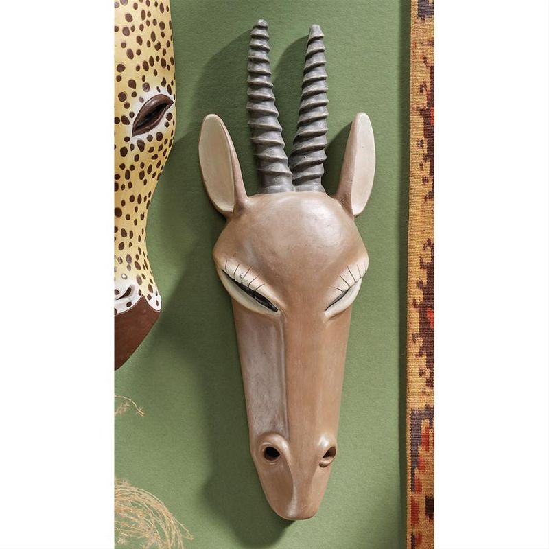 Design Toscano Serengeti Animal Wall Mask: Gemsbok, 1 of 9