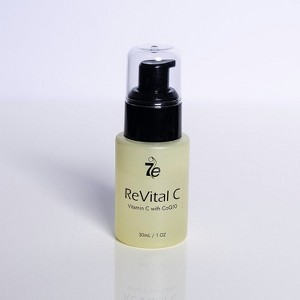 Revital C Vitamin C Serum with Ascobic acid and CoQ10 to Boost Collagen and Elasticity for Fine Wrinkle Reduction and Brightens - 1 of 4