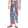 LA LEELA Men's Lava Lava Hawaiian Vacation Sarongs Summer Long Beach Cover Up Swimwear Holidays Pareo Beachwear For Men One Size Multicolored, Floral - 3 of 3
