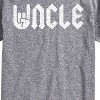 Men's - Instant Message - Uncle Rock and Roll Design Short Sleeve Graphic T-Shirt - 2 of 4