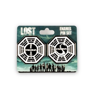 Surreal Entertainment LOST Dharma Collectibles| LOST Dharma Initiative Station Enamel Collector Pin Set - 1 of 4